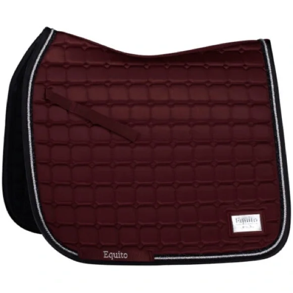 Equito Black Cherry Horse Sized AP Jump Saddle Pad - Picture 1 of 8